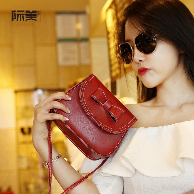 Túi xách đeo chéo nữ thời trang BG119 túi thắt lơ đậm chất phong cách Hàn Quốc
