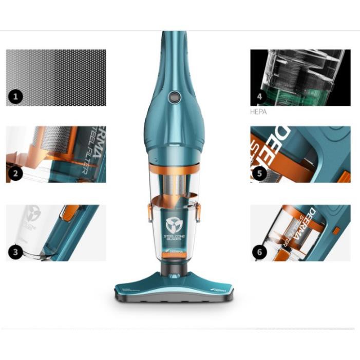 Máy Hút Bụi Cầm Tay DEERMA DX900 Lọc Inox [Chính Hãng Bảo Hành 12 Tháng] | BigBuy360 - bigbuy360.vn