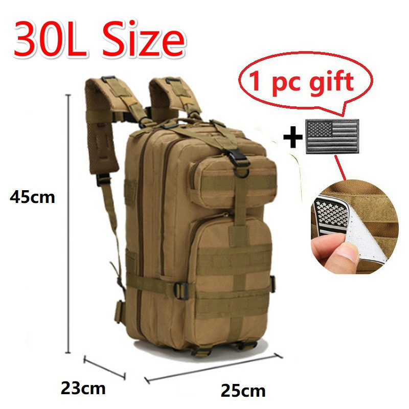 TREKKING Set 3 Túi Đeo Chéo Họa Tiết Rằn Ri 50l 1000d