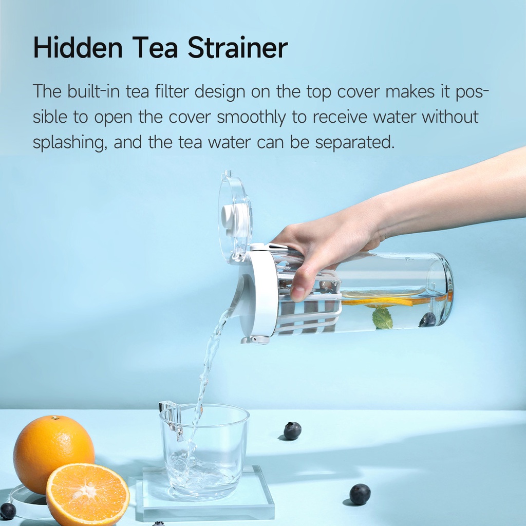 Xiaomi Youpin Bình Nước 600ML Chất Liệu Nhựa Tritan Không BPA Có Thể Thay Đổi Màu Sắc