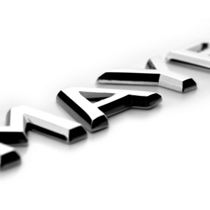 Sản Phẩm Decal tem chữ Maybach Inox cao cấp dán trang trí ô tô G80708 .