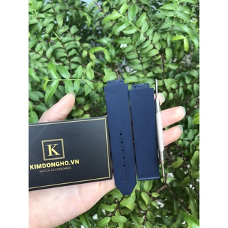 Dây đồng hồ HUB nữ cao su xanh (tặng kèm tovit tự thay dây)