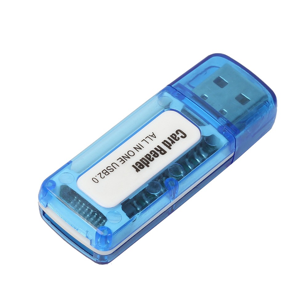 Đầu đọc thẻ USB 2.0 thiết kế 4 trong 1 cho thẻ M2 SD SDHC DV Micro SD TF