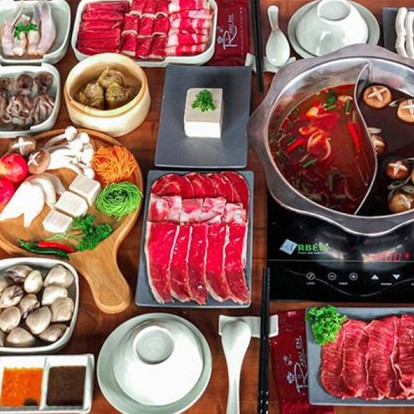HCM [E-Voucher] Buffet 199k lẩu Nhật hải sản, bò mỹ, dimsum với 50 – 90 món nhúng và 8 vị nước lẩu tại Rakuen Hotpot -DT