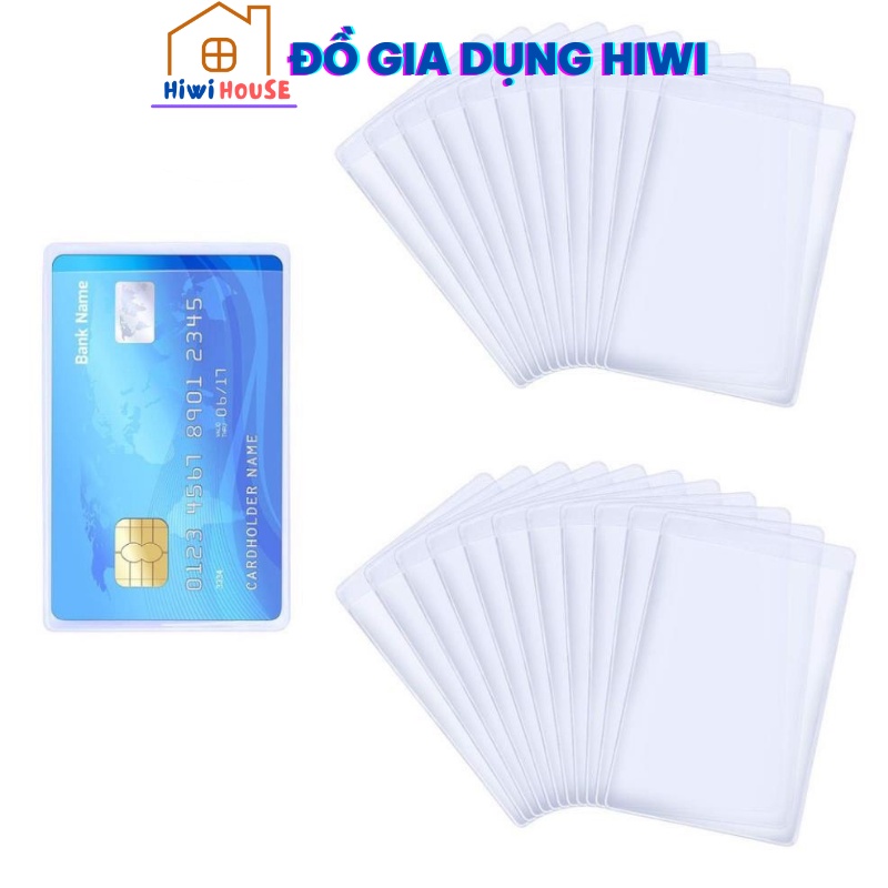 Combo 10 Túi đựng thẻ căn cước công dân, bằng lái xe, ATM, Card visit, CMND
