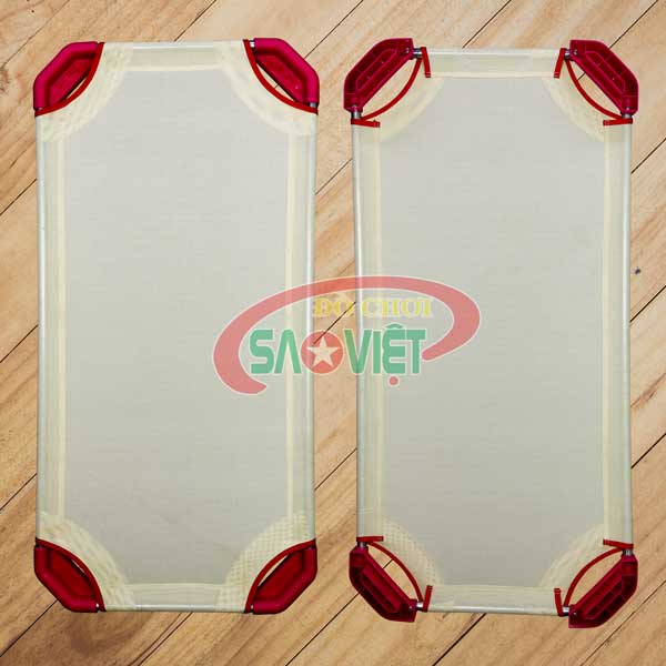 Giường lưới cho bé sơ sinh mầm non - không có cây cong - đóng thùng - KHÁCH TỰ RÁP