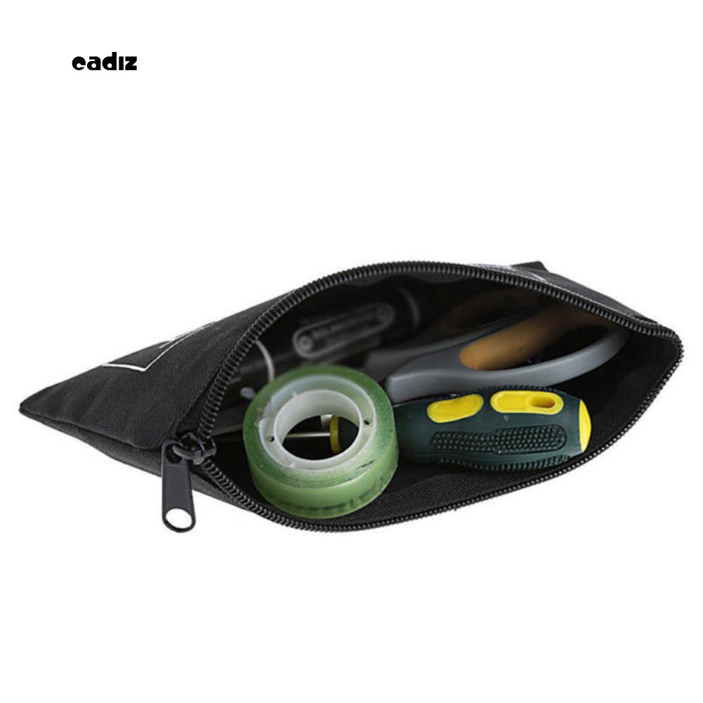 Túi Vải Oxford Đựng Dụng Cụ Sửa Chữa Chống Thấm Nước Có Khóa Kéo Tiện Dụng