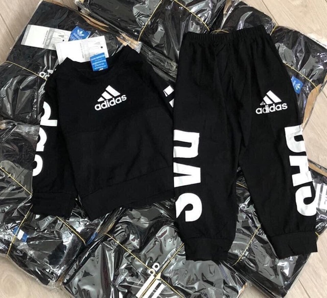 Bộ cotton Adidas dài tay BT