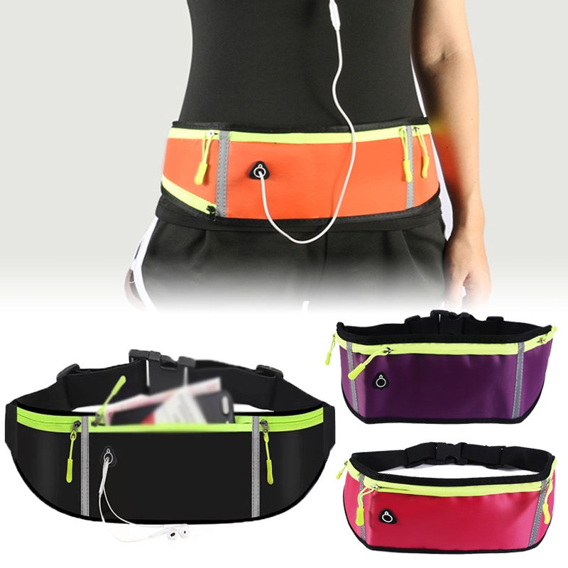 Túi Thể Thao Đeo Hông Đựng Điện Thoại Chống Thấm Nước Có 5 Màu Cho Nam Nữ