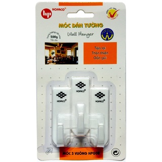 Móc Dán 3 Vuông Hofaco HPG08