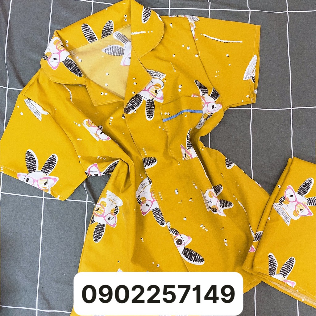 Đồ bộ ngủ Pijama hàng kate thái- Tay cộc quần đùi - giá cực rẻ, hàng sản xuất tại xưởng