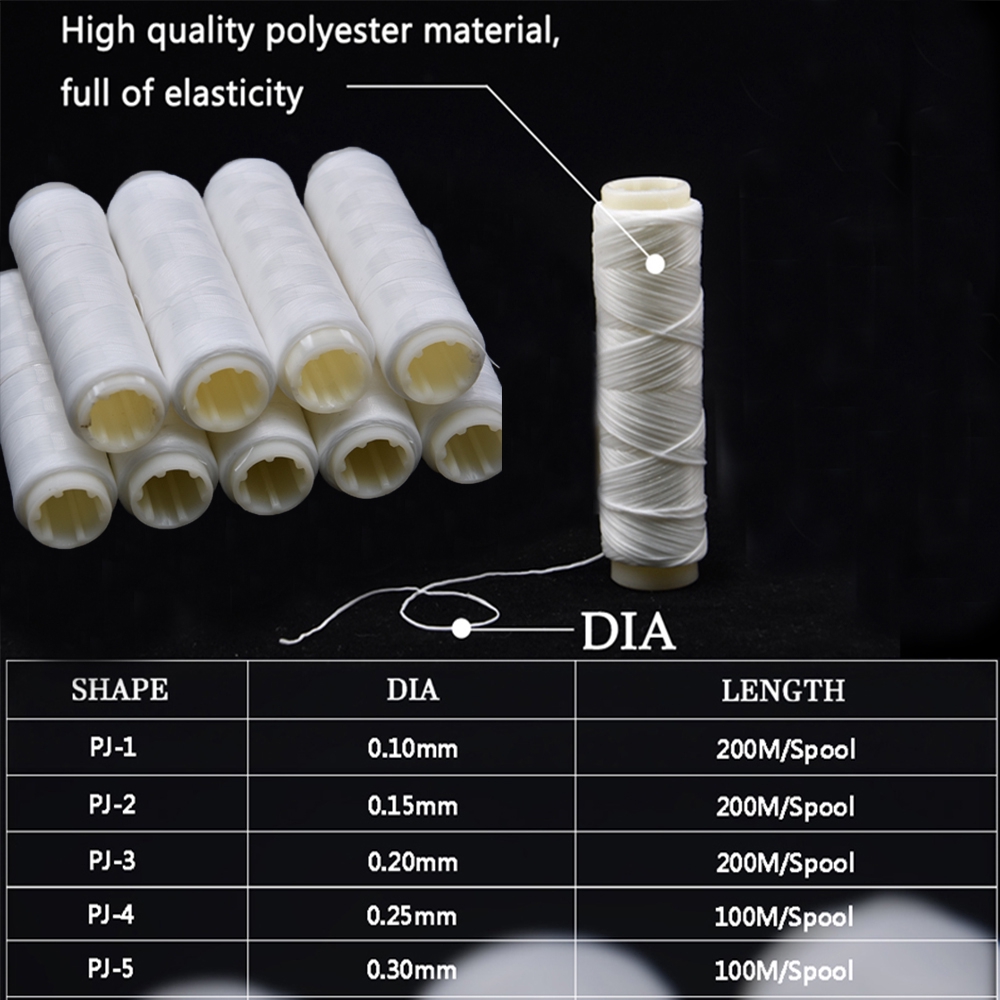 1 Cuộn Dây Nylon Pj1/2/3/4/5 Sợi Cước Câu Cá