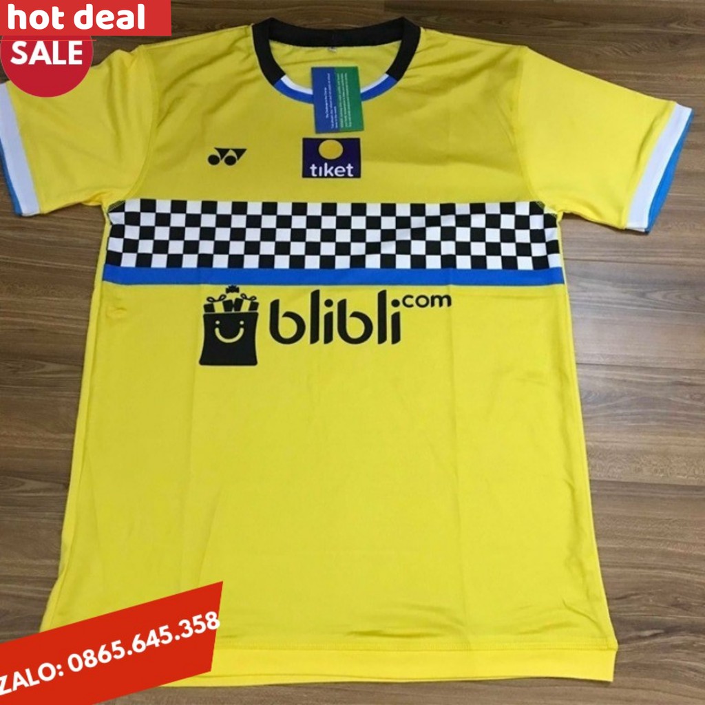 Áo cầu lông Yonex Blibli Kevin màu VÀNG