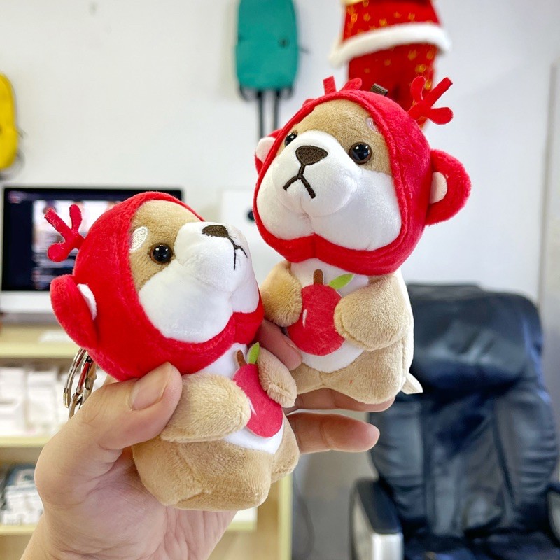 Móc khoá thú nhồi bông Corgi cưng xĩu