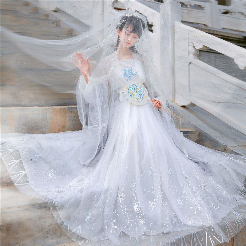 Hán Phục Cổ Trang Trung Thu Bling Siêu Hot