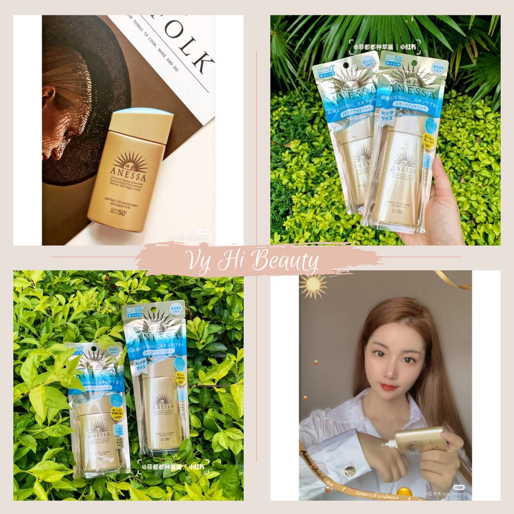 Kem chống nắng Anessa Perfect UV Sunscreen Skincare Milk SPF50+ PA++++ 90ml