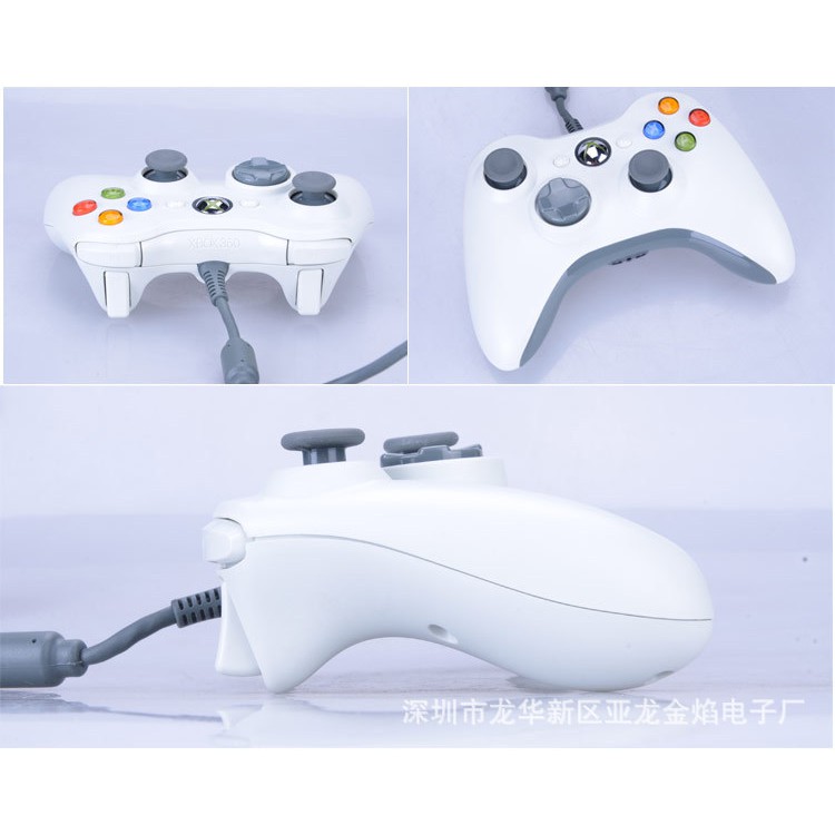 Tay cầm Chơi Game Microsoft Xbox 360 có dây full box - Tay cầm chơi game PC, Laptop cực tối ưu, chơi full skill FO4, FO3