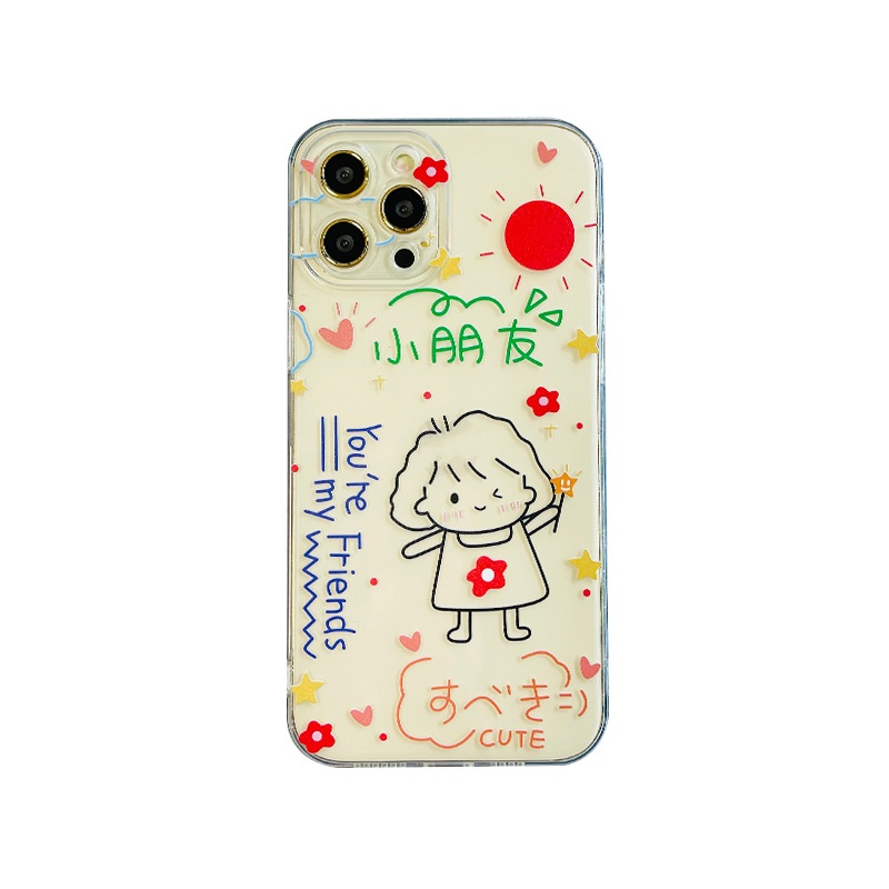 Ốp lưng iphone Cute dẻo silicon cho iphone 11 7plus 8plus x xsmax 11pro max 12pro 12promax 13promax t121