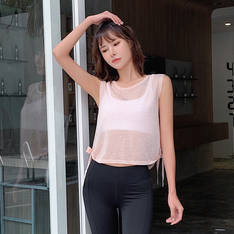 Áo Thun Thể Thao Sát Nách Dáng Rộng Nhanh Khô Thời Trang Cho Nữ