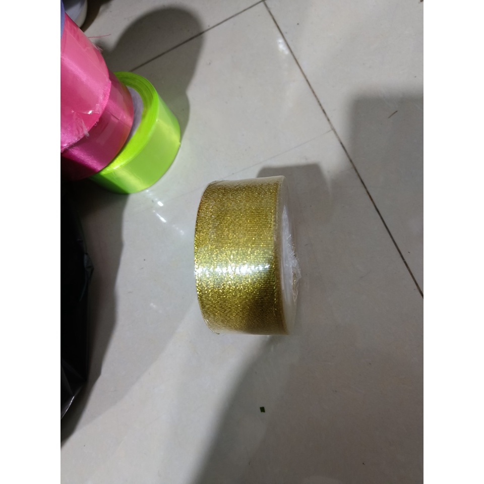 Ruy băng kim tuyến bản 4cm