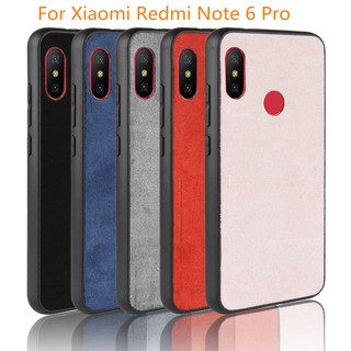 Ốp lưng viền silicone thời trang cho Xiaomi Redmi Note 6 Pro 6.26 inch