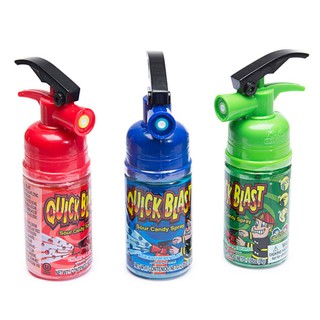 Kẹo xịt chua bình cứu hỏa Quick Blast