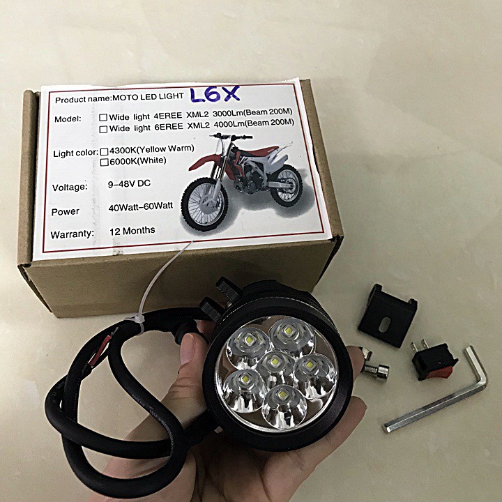 Đèn trợ sáng LED 48W Moto L6X