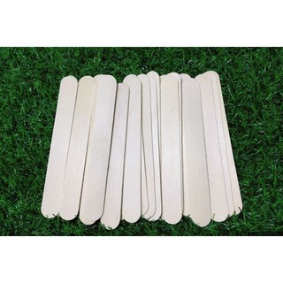 100 Que đè lưỡi gỗ dùng để quét sáp wax tiện lợi spa