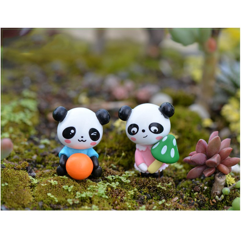 Gấu trúc panda - đồ lưu niệm, quà tặng, trang trí tiểu cảnh terrarium