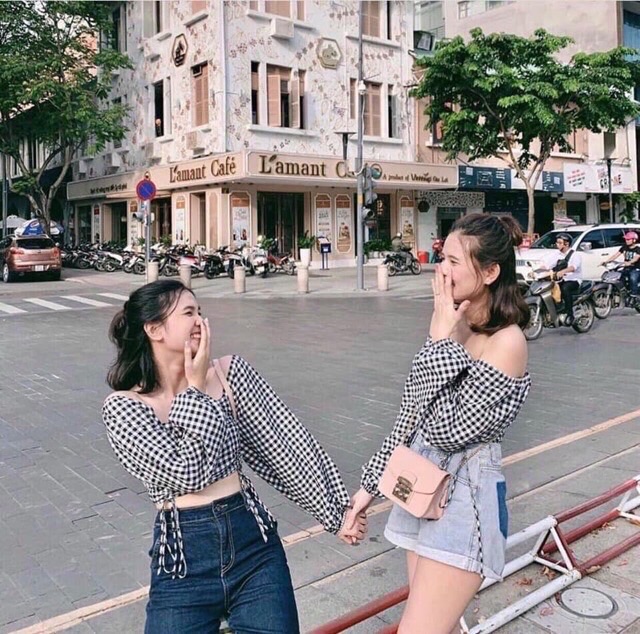 ÁO KIỂU RÚT TAY PHỒNG CARO XINH HÌNH THẬT