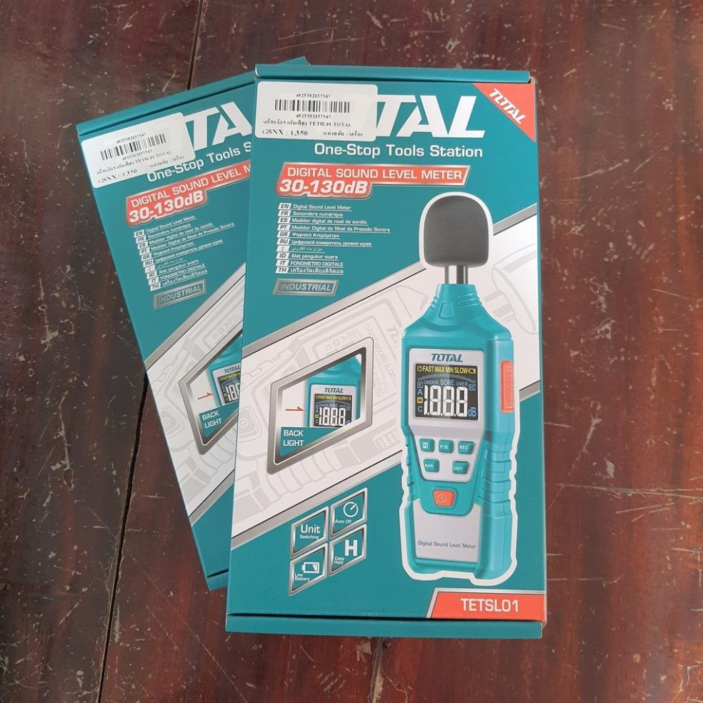 Máy đo độ ồn kỹ thuật số Total TETSL01 giới hạn 30 - 130dB