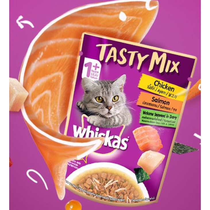 Gói pate Whiskas cho mèo Trung