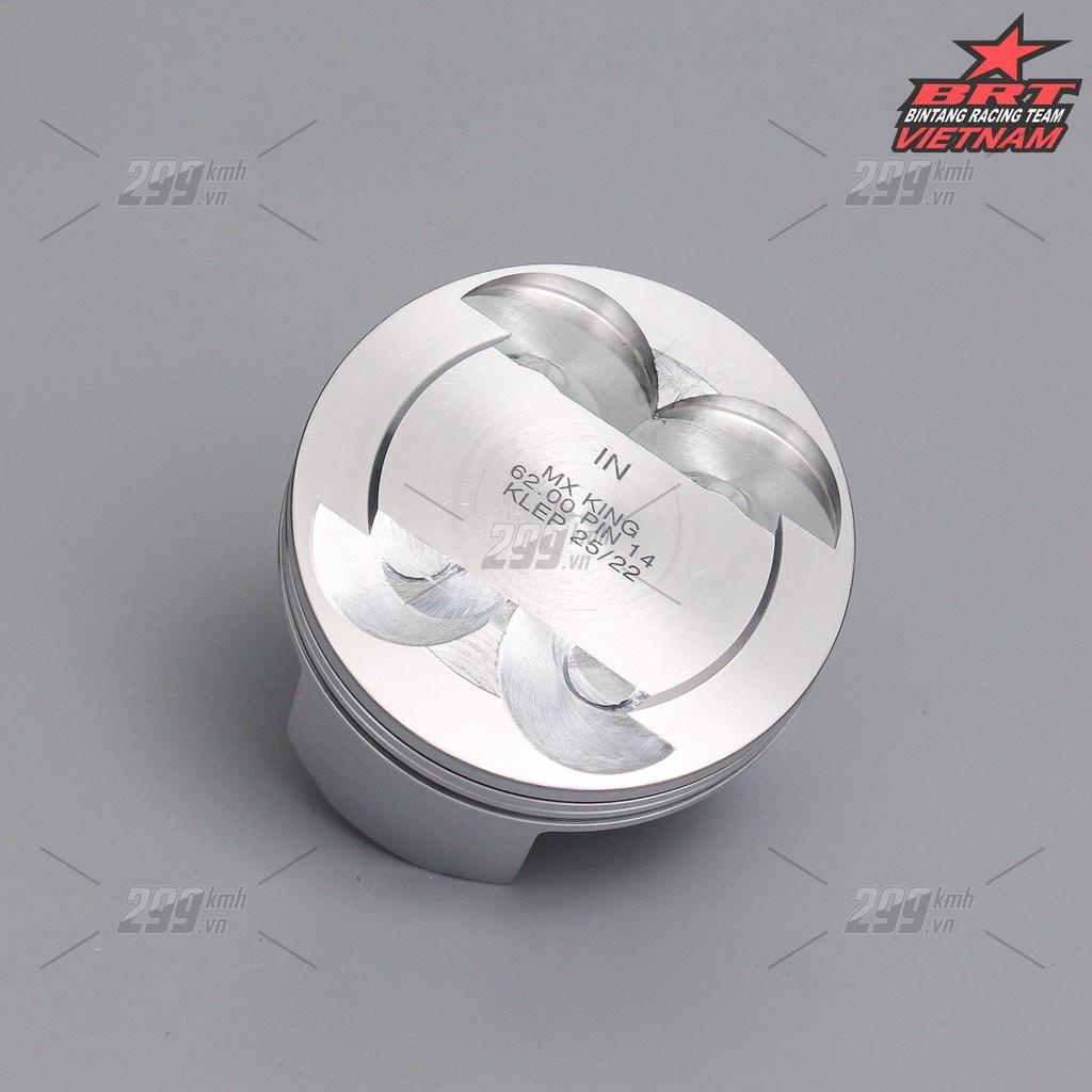 Piston BRT Nhôm Nén 62.00mm Ắc 14 Exciter Móc mắt sẵn