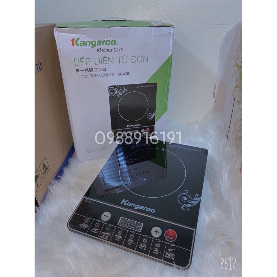[Chính Hãng]Bếp Từ Đơn KANGAROO HR420i,Bảo Hành 12 Tháng Tặng Kèm Nồi Inox