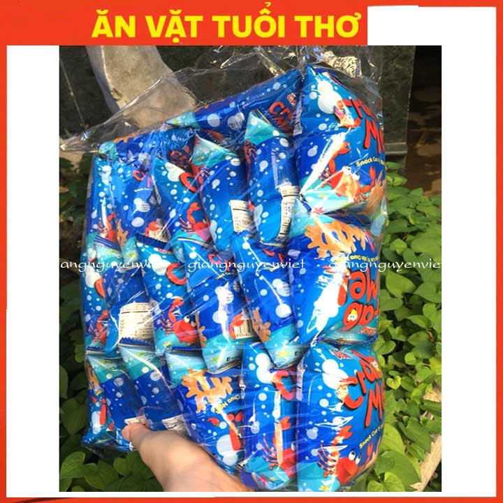 Bịch 20 gói bim bim snack Oishi cua vị sốt chua ngọt 6g/gói
