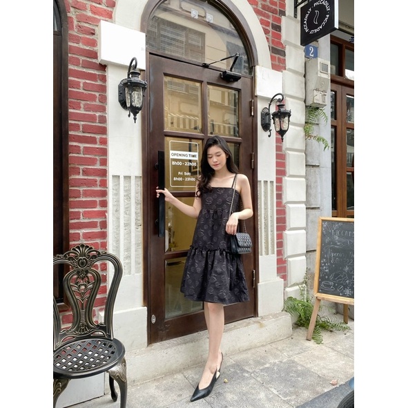 YU CHERRY | Đầm hai dây nhiều tầng Ruffle Layer Dress YD151