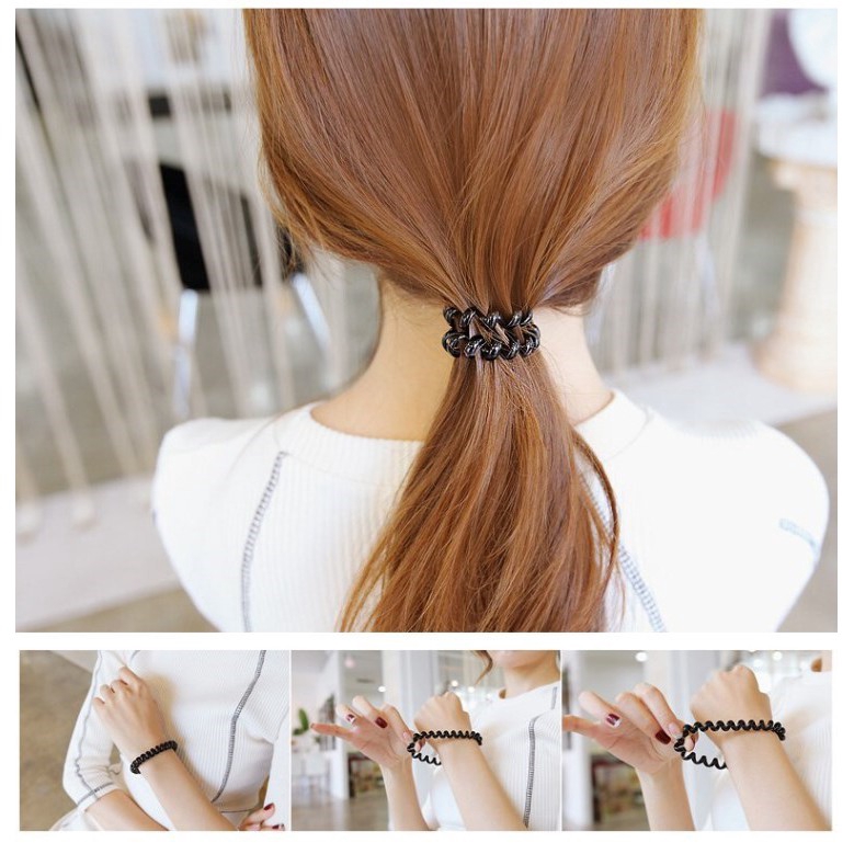 Dây cột tóc thời trang đơn giản cho nữ