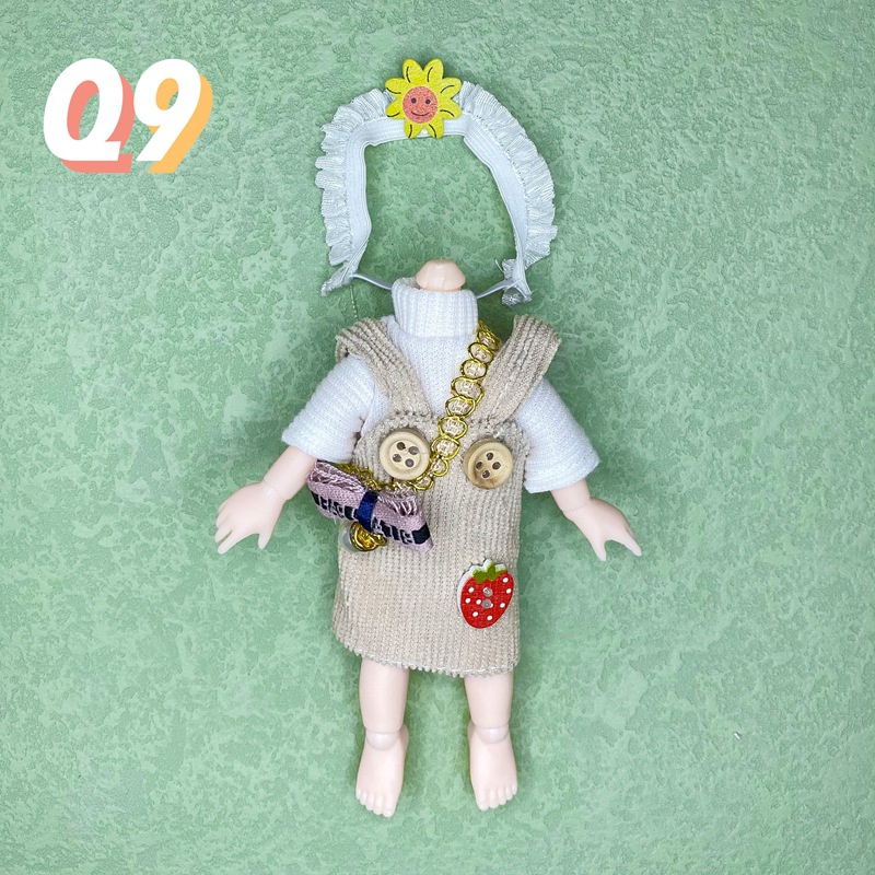 Set Đầm Thời Trang Cho Búp Bê 1 / 8 16-17 cm