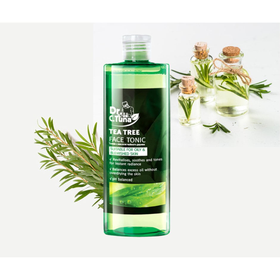 Nước Hoa Hồng Toner Tea Tree Dành Cho Da Mụn & Da Dầu Farmasi 225ml HSS125-Trúc Cosmetics