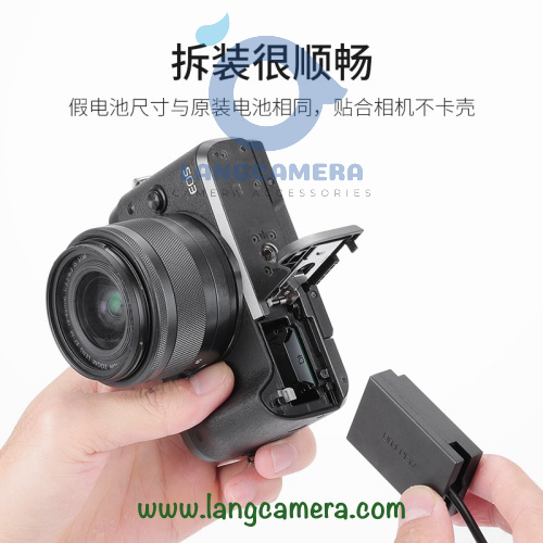 Pin Ảo Dummy Battery Canon LP-E17 Cổng Type C - Hiệu Kingma