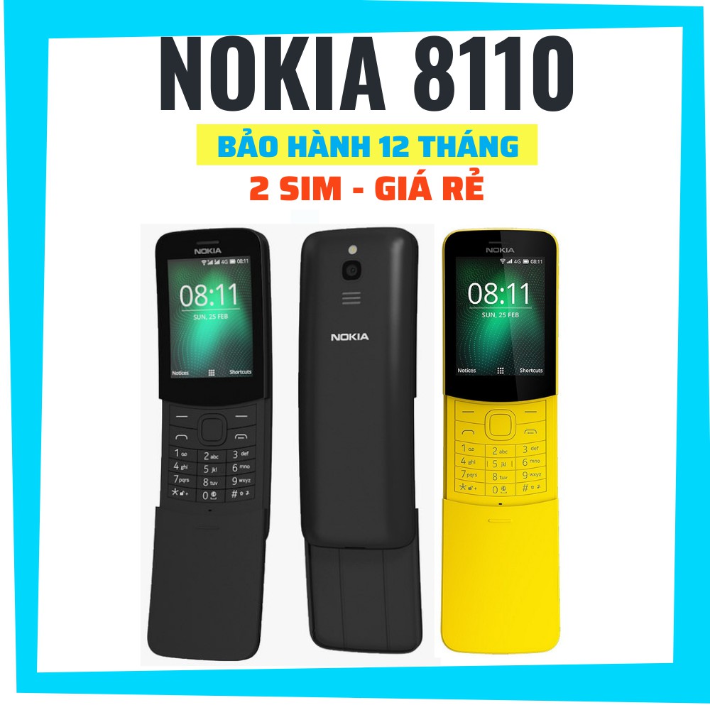 Điện thoại hình trái chuối độc đáo Nokia 8110 4G (China)