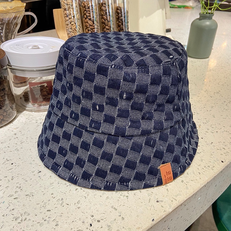 Nón Tai Bèo Họa Tiết Sọc Caro Thời Trang Cho Nữ