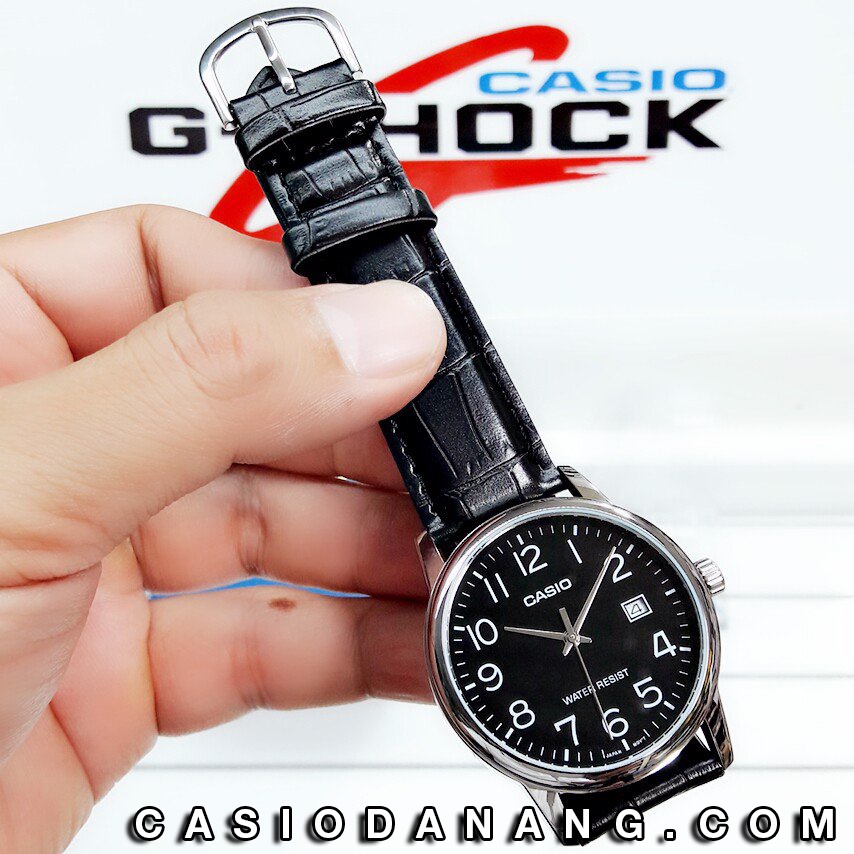 Đồng hồ nam dây da Casio Standard chính hãng Anh Khuê MTP-V002L-1BUDF (37mm)