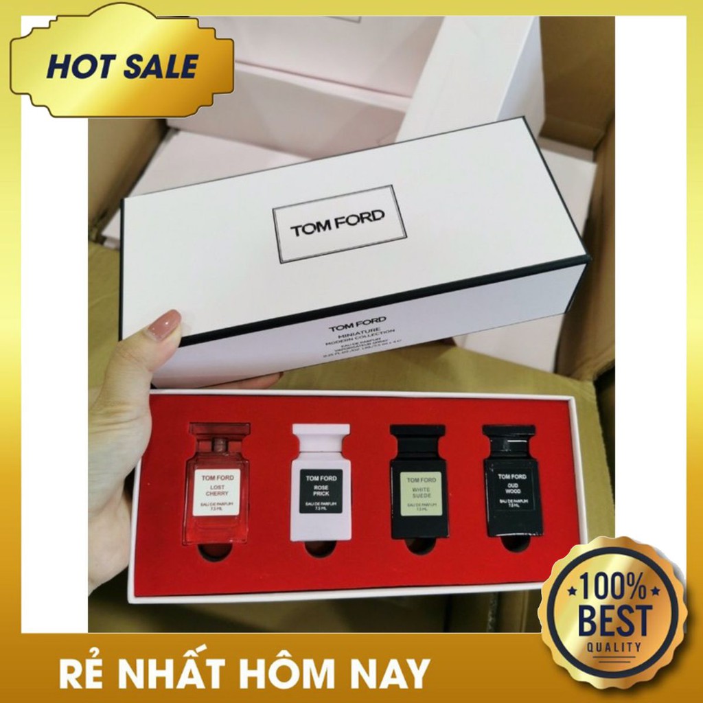 Set Bộ Nước Hoa Tom Ford mini 4 chai / 7,5ml chai - chính hãng | Thế Giới Skin Care