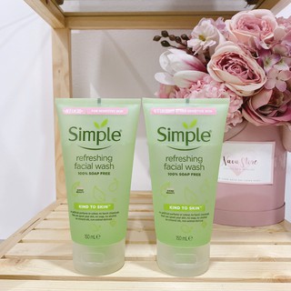 [SALE] Sữa rửa mặt Simple Refreshing Facial Wash chính hãng