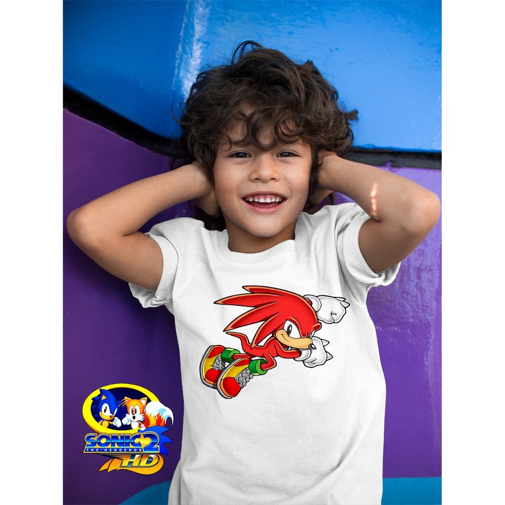 Áo thun Cotton Unisex - Movie - Sonic - Knuckles