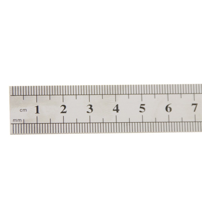 Thước thép không gỉ đo hai mặt có độ chính xác cao 15cm