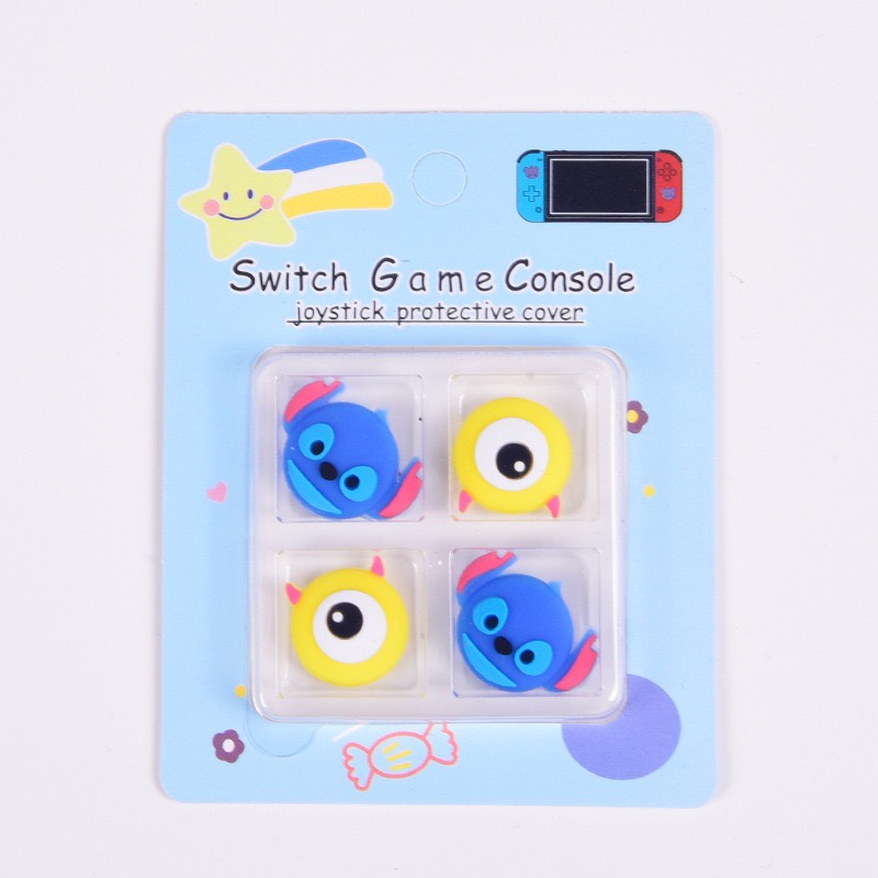 Set 4 Nút Bọc Analog Joycon Cho Máy Game Nintendo Switch / Switch Lite Phong Cách Nhật Bản dễ thương