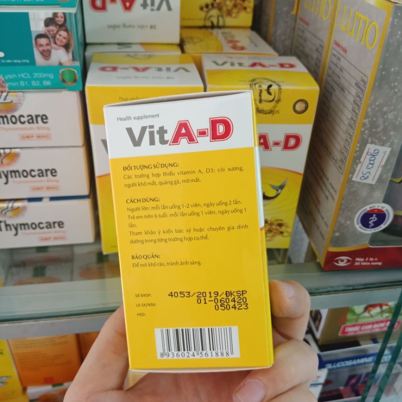 VitA-D lọ 50 viên dầu cá