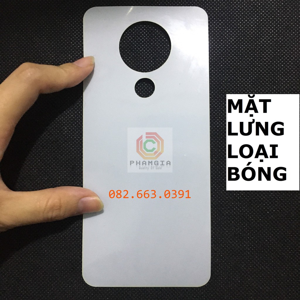 Dán PPF bóng, nhám cho Nokia 5.3 màn hình, mặt lưng, full lưng viền siêu bảo vệ